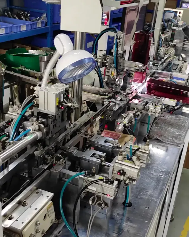 Automated RJ45 jack assembly line