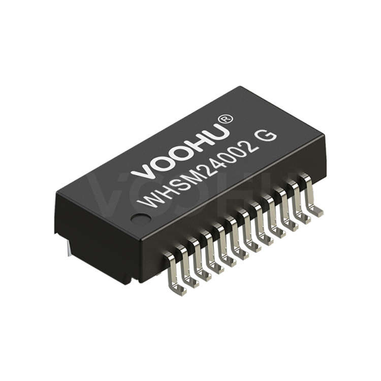 WHSM24002G Single Port SMD 10G PIN24 non-PoE Lan Transformer