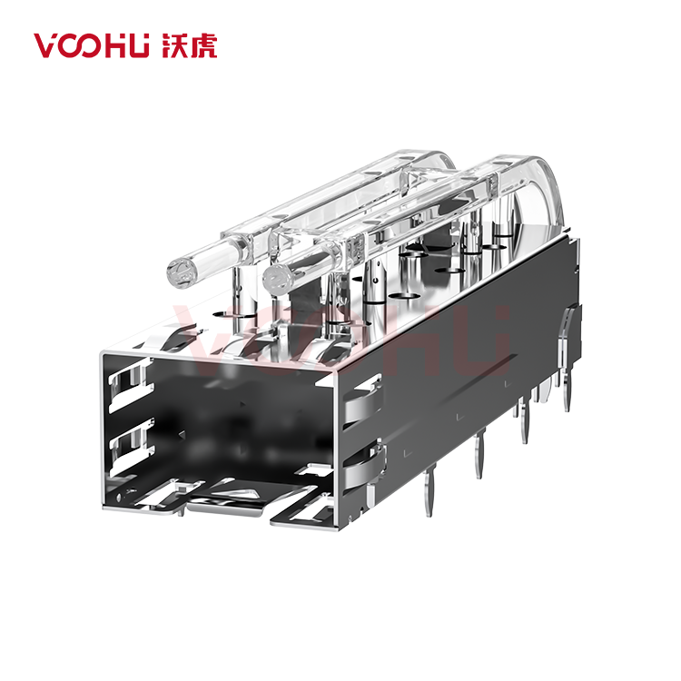 WHSFP00200Y001 SFP 1 × 1 5G Cage Press-Fit  Fiber Optic cages