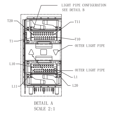 WHSFP32526F002 SFP28 2×6 25G Cage+Connectors Fiber Optic cages